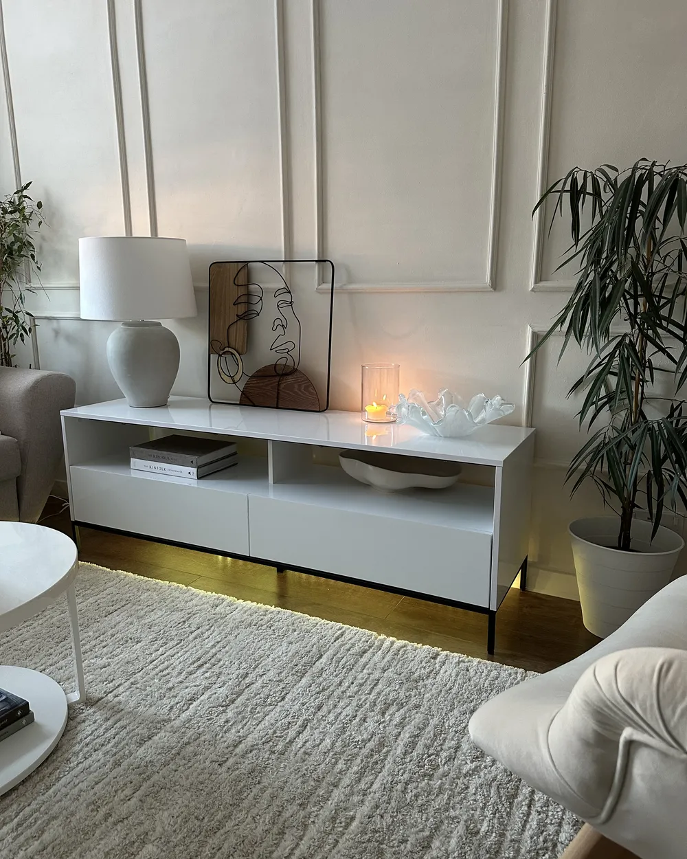 TV Stand LED SYDNEY White_961158