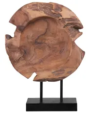 Accessorio decorativo Pesce PLAICE FISH Legno di teak Marrone_758916