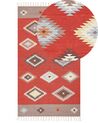 Tapis kilim en coton 80 x 150 cm multicolore LORUT_869044