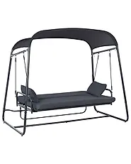 Patio Swing MARSCIANO Metal Dark Grey_961269