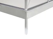 Garden Greenhouse APULIA 191 cm 190 cm Silver_1005248
