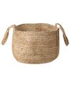 Set of 2 Jute Baskets Natural KORNAK_846424