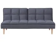 Sofa Bed 3 Seater SILJAN Fabric Dark Grey_702118