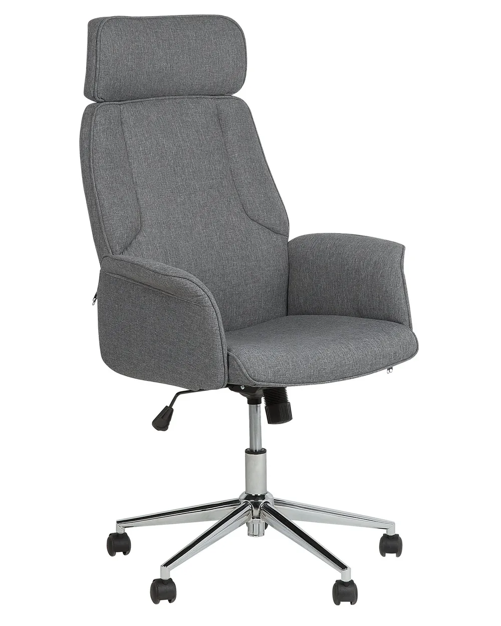 CLP - Sedia Ufficio Vaud XL In Similpelle I Poltrona Ergonomica Girevole Con Alto Schienale E Braccioli I Poltrona Studio Portata Max 140 Kg Bianco 4251380458752