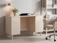Scrivania ARVANI 140 cm 50 cm Beige chiaro_1092250