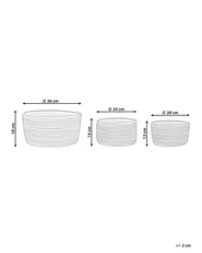 Set of 3 Baskets TAJORI Jute Natural_846351