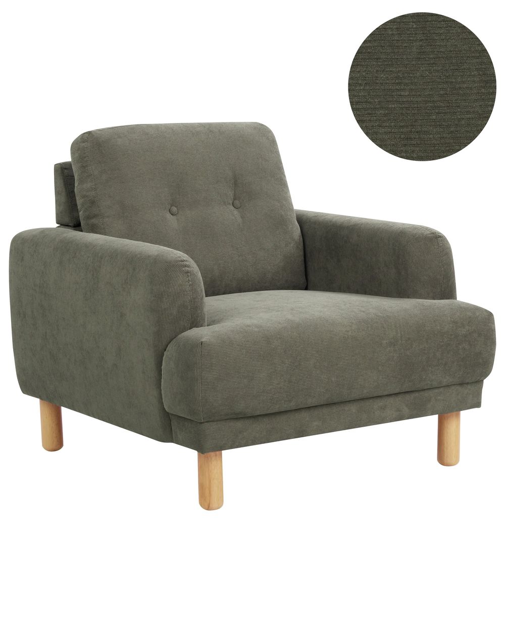 Sessel TUVE Cord Dunkelgrün