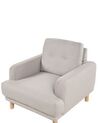 Fabric Armchair Taupe TUVE_911714