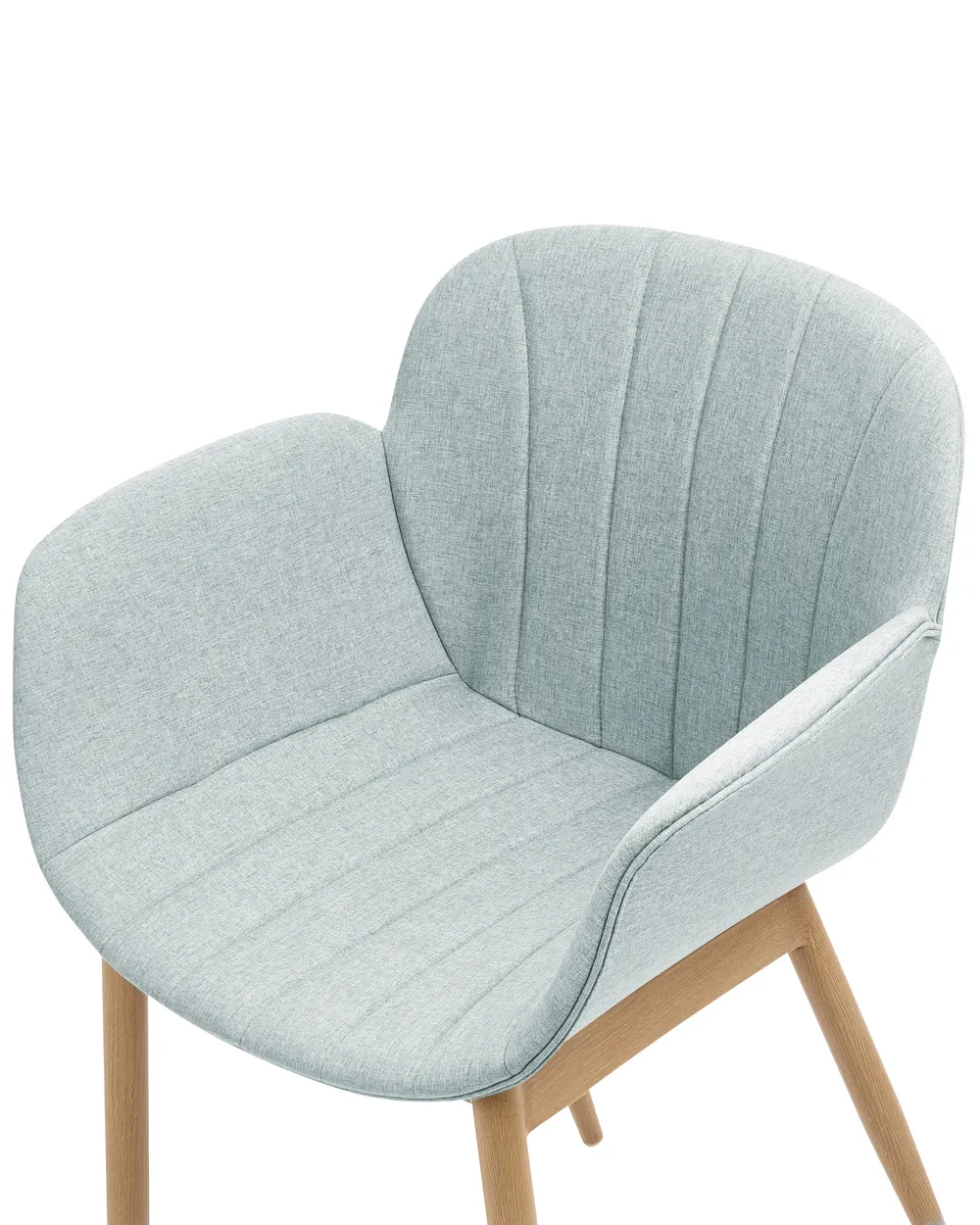 Set of 2 Dining Chairs ALICE Mint Green_1060411