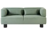 Sofa 2 Seater MOVIK Light Green_1046856