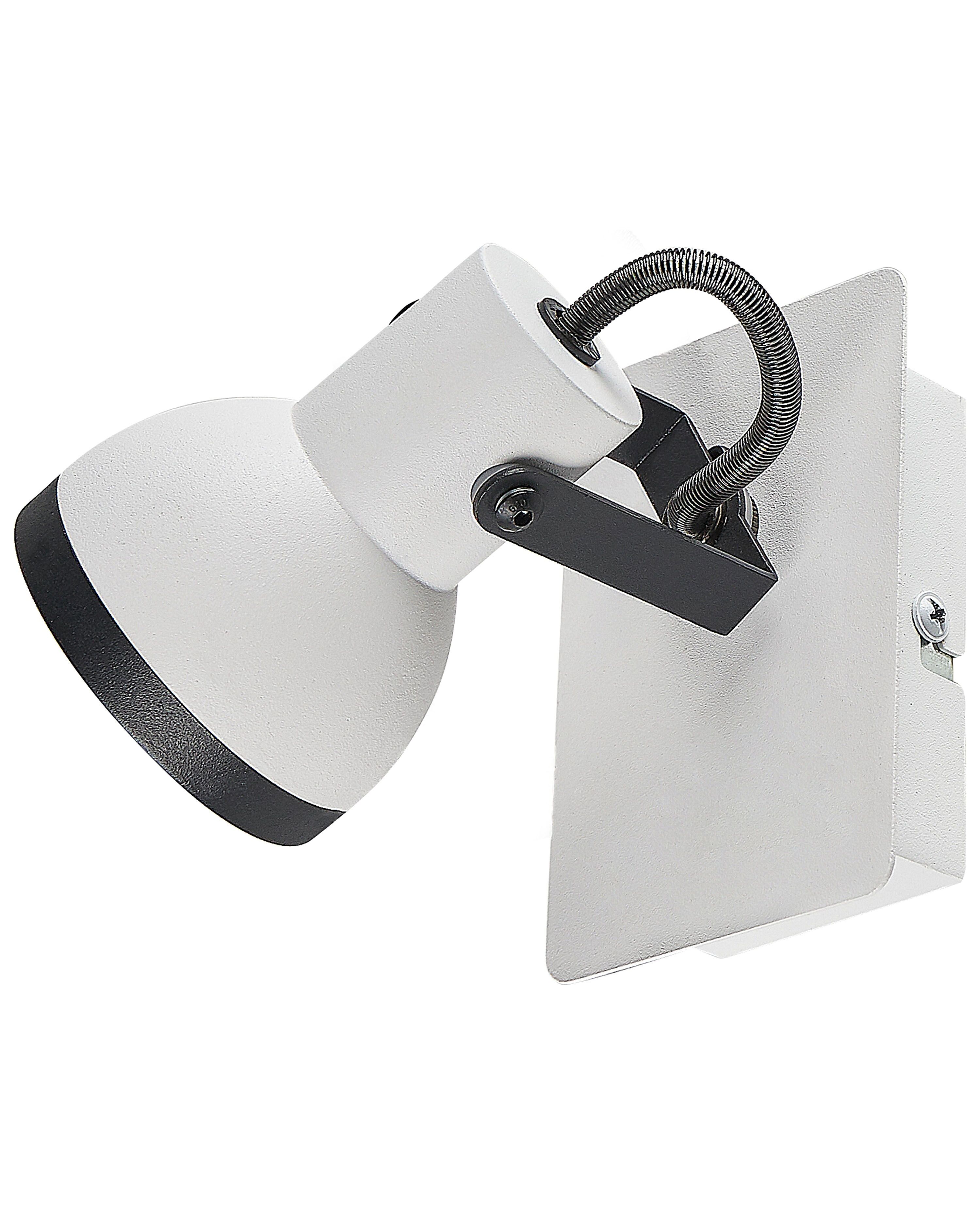 Set of 2 Spotlight Lamps BARO Adjustable Metal White | Beliani.co.uk