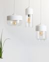 Glass Pendant Lamp White MURRAY_680388