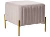 Repose-pied UTAH Velours Taupe