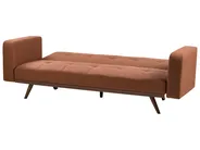 Divano letto 3 posti HJULBY Marrone dorato_1030144