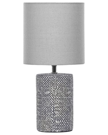Ceramic Table Lamp Grey IDER