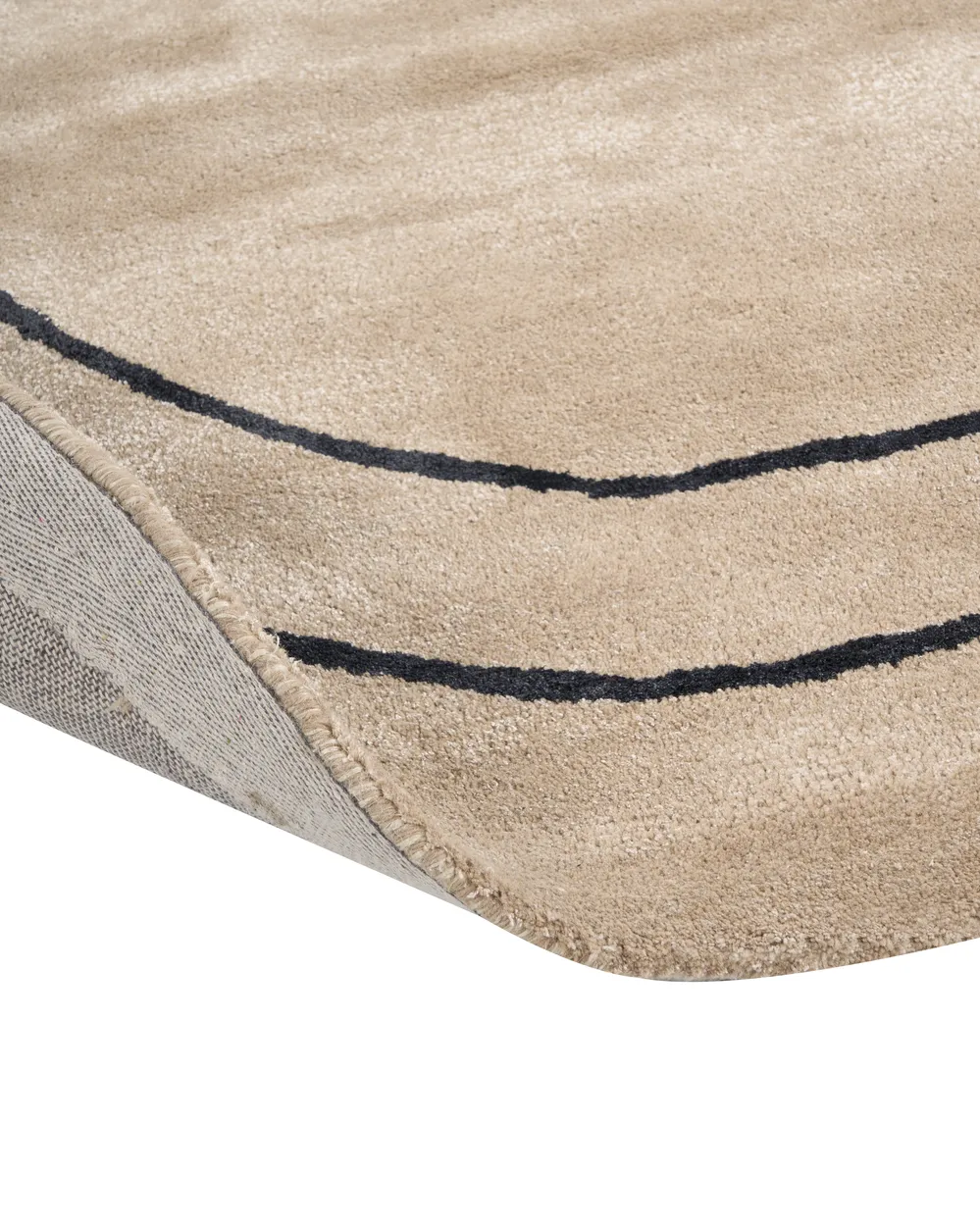 Teppich DIGRI Beige ø 200 cm Viskose_904734
