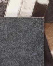 Tappeto AKYELE Marrone 140 x 200 cm Pelle naturale_780757
