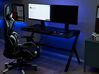 Gamer Asztal Fekete Színben RGB LED Világítással 122 x 60 cm DANVERS_796657