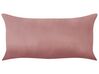 Chaiselongue Samtstoff rosa linksseitig IVRY_929199