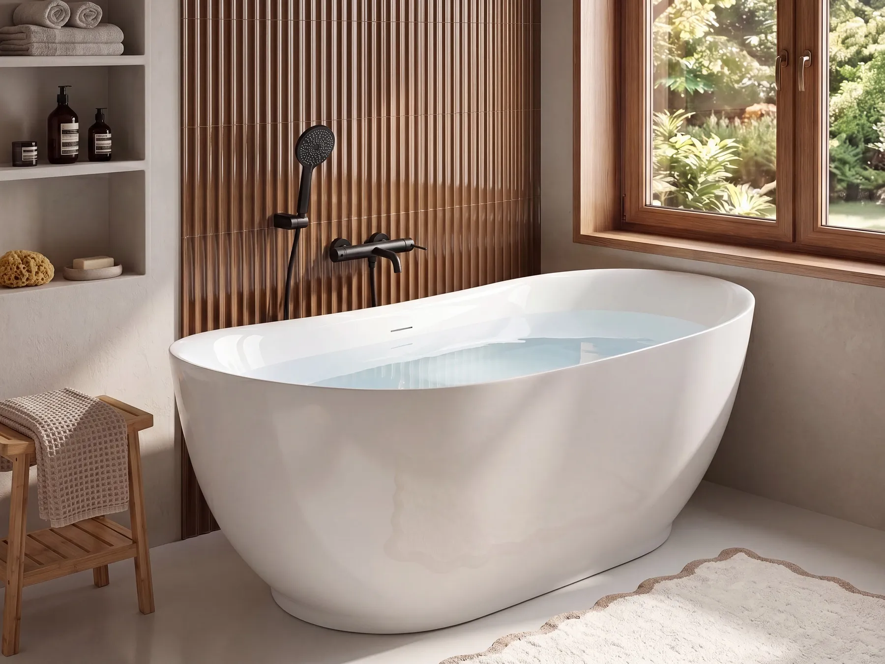 Freestanding Bathtub YACUCES 1700 x 800 mm White_1149408