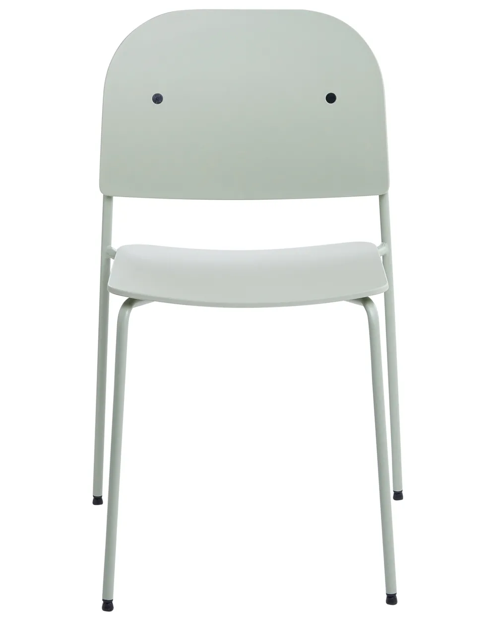 Set of 2 Dining Chairs WINDUST Metal Mint Green_1076814