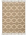 Alfombra ORENCIK Beige 160 x 230 cm Yute