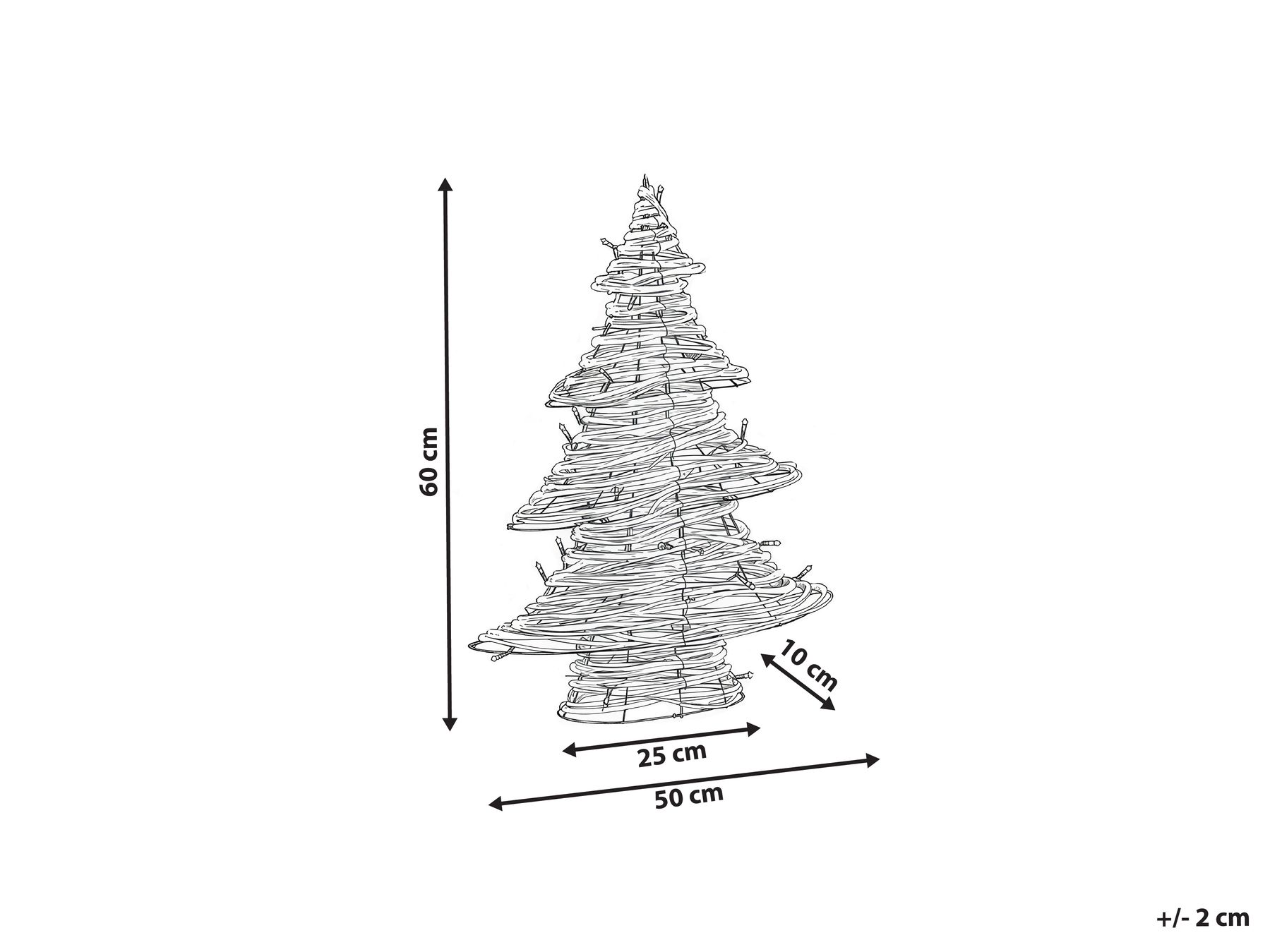 Doe-het-zelf elektronische kerstboom met 7 kleuren, led-kerstboom 60 x 60 x 136 mm Doe-het-zelf elektronische kerstboom met 7 kleuren, led-kerstboom 60 x 60 x 136 mm