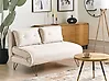 Sofá cama 2 plazas VESTFOLD Tela Beige claro