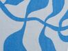 Coperta acrilico blu e bianco 130 x 170 cm KIHUN_834743