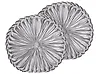 Set of 2 Decorative Cushions UDALA 40 x 40 cm Velvet Grey Solid
