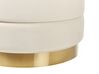 Set of 2 Storage Pouffes Light Beige GARLAND_928620