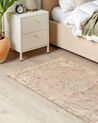 Bavlnený koberec 80 x 150 cm béžový MATARIM_852457