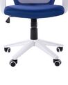 Krzesło biurowe regulowane niebieskie RELIEF_680269