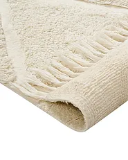 Kids Rug XELDEM  Light Beige 140 x 200 cm Cotton_1135421
