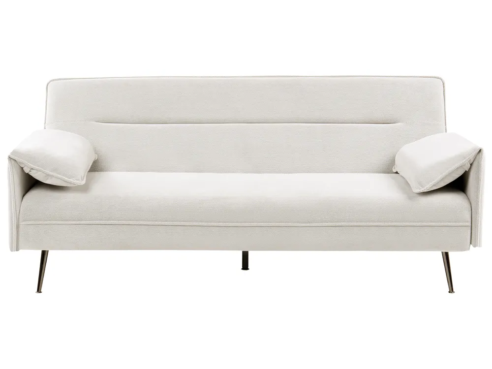 Sofa rozkładana dla 3 osób VAYLA Złamana biel