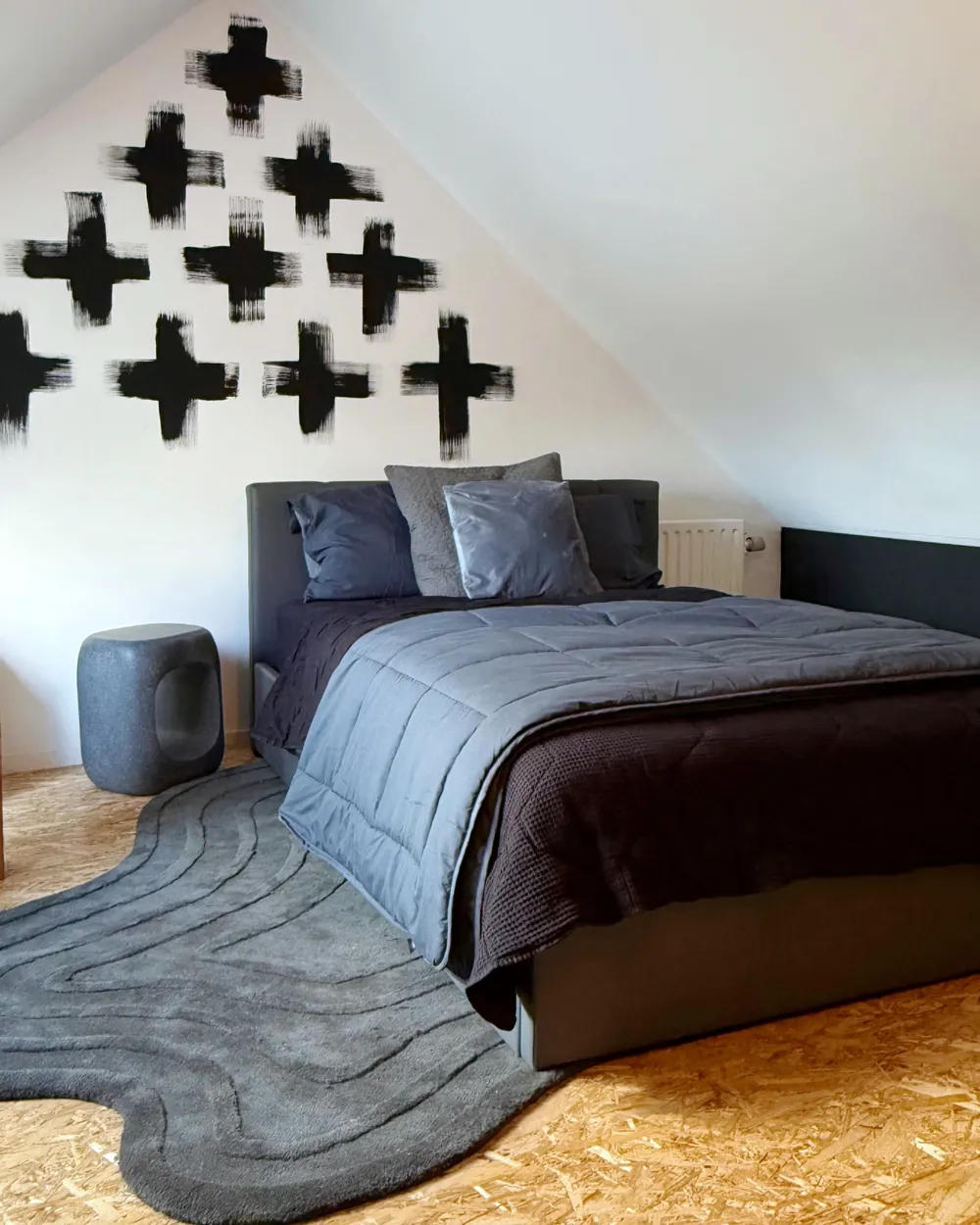 Ottoman Bed DREUX Faux Leather Dark Grey 140 x 200 cm (EU Double)_1065297