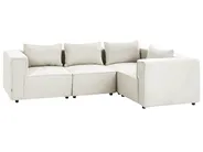 Modular Corner Sofa 4 Seater AXEBO Boucle Off-White Left Hand_1075596
