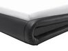 Faux Leather EU King Size Ottoman Bed Black AVIGNON_689711