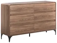 6 Drawer Chest COWELL Dark Brown_1107951