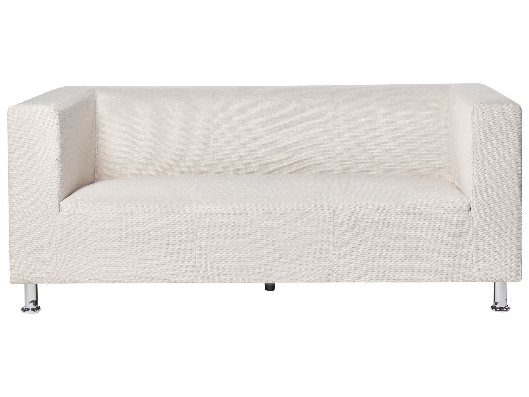 3-istuttava sohva kangas valkoinen FLORO_916611
