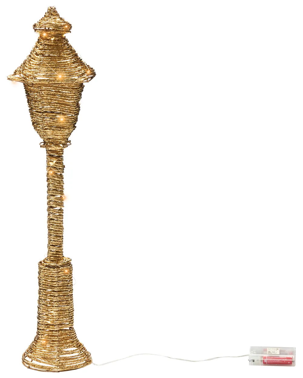 Decorazione natalizia LED ALFTANES 62 cm Lampada da palo Oro