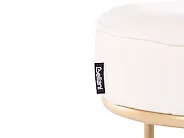 2 Tier Shoe Bench VERGENNES Velvet Beige_1186274
