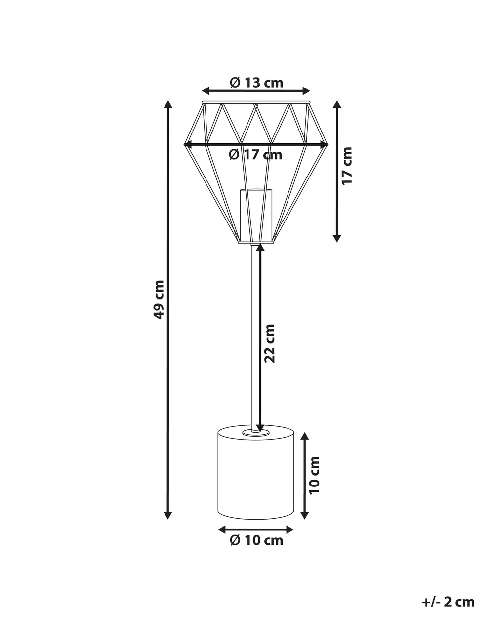 Lampada da tavolo MOONI Metallo Ottone_767142