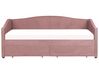 Fabric EU Single Daybed Pink VITTEL_876404