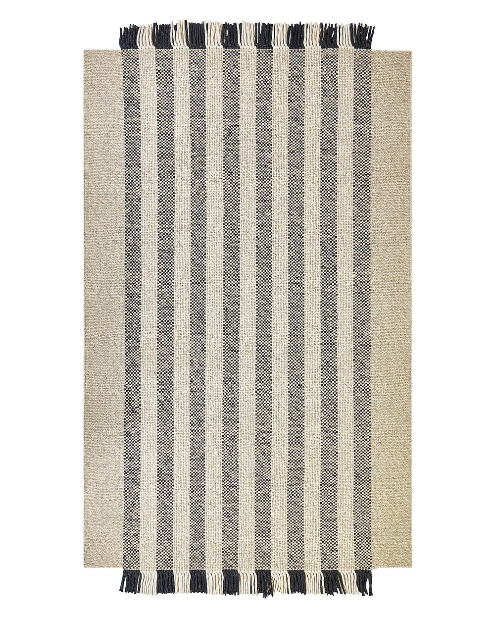 Rug TACETTIN White 140 x 200 cm Wool