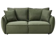 Set da salotto 5 posti KUNES Tessuto Verde_1013492