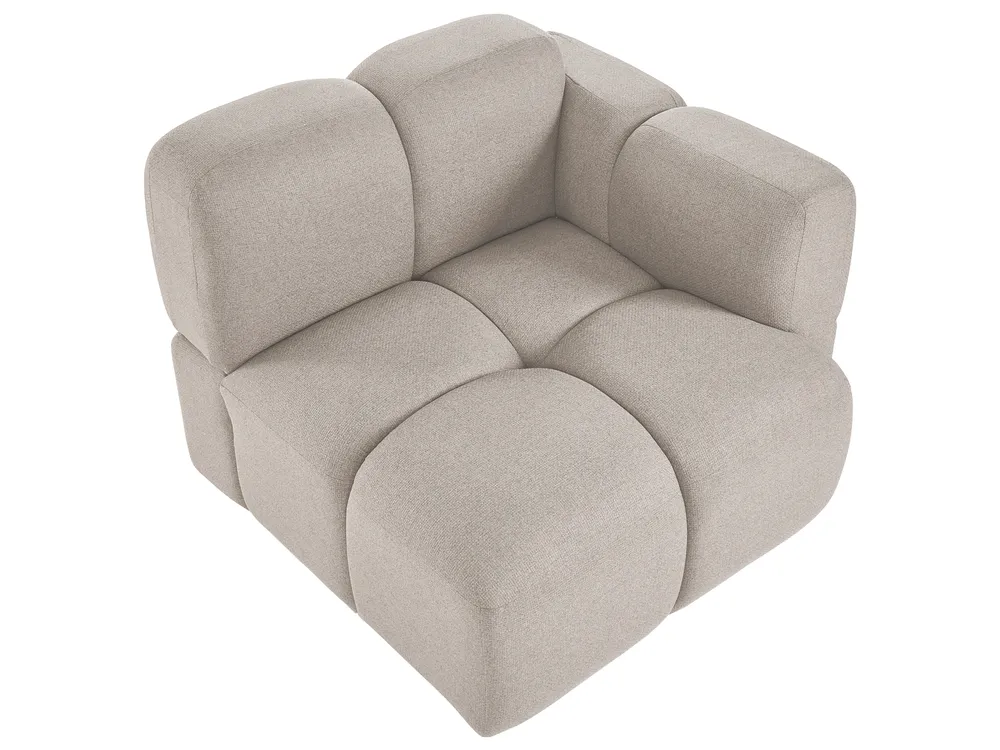 Sofa modułowa dla 2 osób MAKSABERG Beżowy_1135155