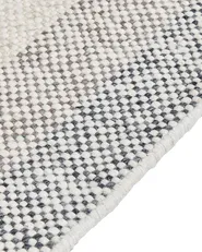 Rug EMIRLER White 80 x 150 cm Wool_847160
