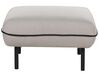 Fabric Ottoman Light Grey TONSBERG_896889