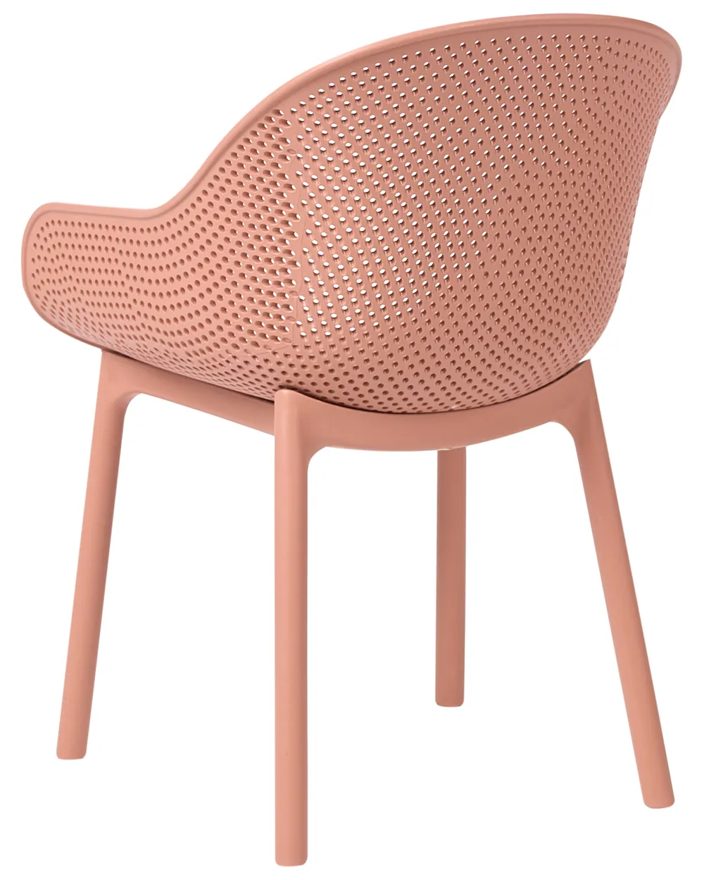 Set of 4 Garden Chairs TIGGIANO Coral_1034858